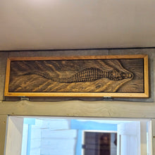 Load image into Gallery viewer, Rustic 3D Wood Crocodile Wall Art, Wooden Animal Sculpture, Unique Wooden Wall Hanging Gift