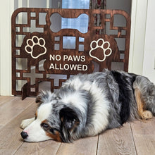 Load image into Gallery viewer, Custom Wooden Dog Gate, Easy-to-Move, Freestanding Barrier for Doorways, Stairways and Hallways