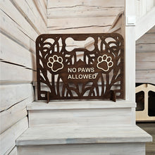 Load image into Gallery viewer, Custom Wood Dog Stopper, Freestanding Divider for Home Spaces