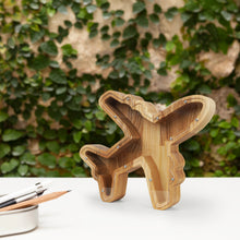 Load image into Gallery viewer, Personalized Airplane Money Box for Saving Money, Unique Wooden Coin Bank for Children, Desk, or Travel Lovers