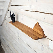 Load image into Gallery viewer, Wooden Shelf with Mountain Design, Functional Storage and Unique Decoration for Modern and Rustic Spaces