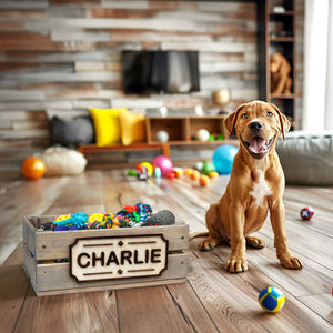 Personalized storage box for Dog's Toy