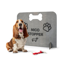 Load image into Gallery viewer, Handcrafted Wood Pet Blocker for Room Entrances &amp; Open Areas, No-Drill Dog Barrier Gate for Quick Setup in Any Home