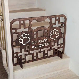 Custom Wooden Dog Gate, Easy-to-Move, Freestanding Barrier for Doorways, Stairways and Hallways