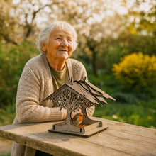 Load image into Gallery viewer, Durable Wooden Bird Feeder for Attracting Wild Birds, Birdwatching, and Garden Decor