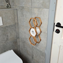 Load image into Gallery viewer, Triple Roll Toilet Paper Holder, Wall Mounted Bathroom Organizer for Extra Storage &amp; Easy Access