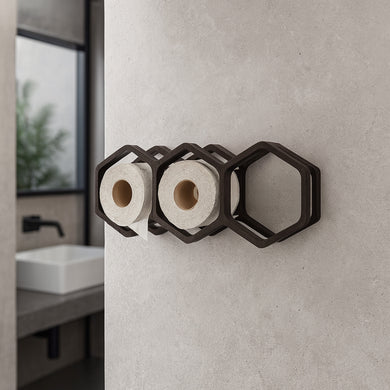 Bathroom Toilet Roll Holder for Everyday Use, Modern Toilet Paper Holder for Multi-Roll Storage and Bathroom Upgrades