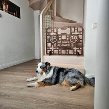 Load image into Gallery viewer, Custom Wooden Dog Gate, Easy-to-Move, Freestanding Barrier for Doorways, Stairways and Hallways