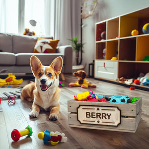 Personalized storage box for Dog's Toy