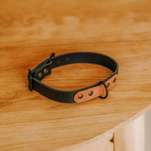 Load image into Gallery viewer, Leather dog collar with personalization