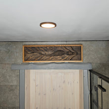 Load image into Gallery viewer, Rustic 3D Wood Crocodile Wall Art, Wooden Animal Sculpture, Unique Wooden Wall Hanging Gift