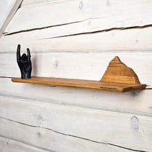 Load image into Gallery viewer, Wooden Shelf with Mountain Design, Functional Storage and Unique Decoration for Modern and Rustic Spaces