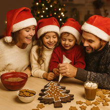 Load image into Gallery viewer, Personalized Christmas Tree Cutting Board, Ashwood Kitchen Board for Cheese, Charcuterie &amp; Holiday Gifts