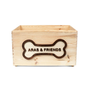 Dog Toy Storage Box, Gift for Dog Lovers