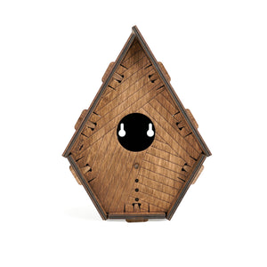 Wooden Bird House "Dark"