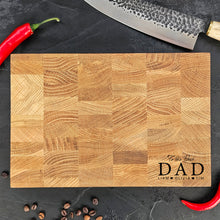 Load image into Gallery viewer, Handcrafted Oak Cutting Board for Kitchen, Charcuterie Serving Board for Parties, Rustic Gift for Food Lovers
