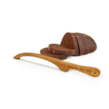 Load image into Gallery viewer, Personalized Sourdough Knife with Oak Handle, Handmade Bread Knife for Bakers, Perfect Kitchen Gift