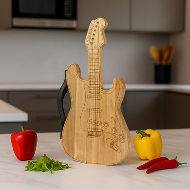 Cutting Board - Guitar Shaped Wooden Cutting Board