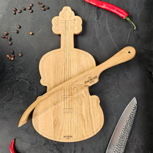 Load image into Gallery viewer, Personalized Sourdough Knife with Oak Handle, Handmade Bread Knife for Bakers, Perfect Kitchen Gift