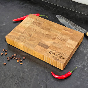 Handcrafted Oak Cutting Board for Kitchen, Charcuterie Serving Board for Parties, Rustic Gift for Food Lovers