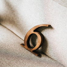 Load image into Gallery viewer, Set of 1-10 Wooden Table Numbers for Weddings and Special Events