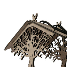 Load image into Gallery viewer, Durable Wooden Bird Feeder for Attracting Wild Birds, Birdwatching, and Garden Decor