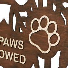 Load image into Gallery viewer, Custom Wood Dog Stopper, Freestanding Divider for Home Spaces