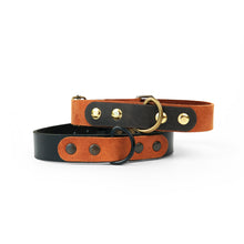 Load image into Gallery viewer, Leather dog collar with personalization