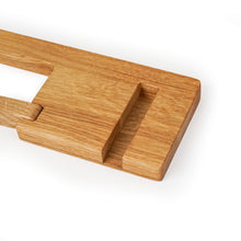 Load image into Gallery viewer, Wall-Mounted Wooden Toilet Paper Holder with Shelf and Phone Slot, Bathroom Accessory
