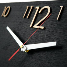 Load image into Gallery viewer, Wooden Wall Clock Black (2 Sizes)