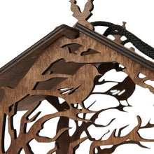 Load image into Gallery viewer, Wooden bird feeder &quot;Sitting Bird&quot;
