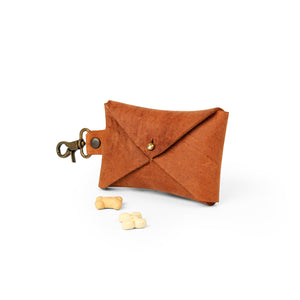 Dog Treat Leather Pouch with Personalization