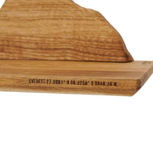 Load image into Gallery viewer, Wooden Shelf with Mountain Design, Functional Storage and Unique Decoration for Modern and Rustic Spaces