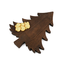 Load image into Gallery viewer, Personalized Christmas Tree Cutting Board, Ashwood Kitchen Board for Cheese, Charcuterie &amp; Holiday Gifts