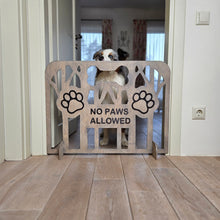 Load image into Gallery viewer, Portable Wooden Dog Stopper Gate for Indoor Use with Customizable Options