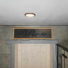 Load image into Gallery viewer, 3D Wooden Snake Wall Art, Oak Serpent Relief Sculpture with Detailed Carving for Home Decor, Gift Ideas, and Wall Displays