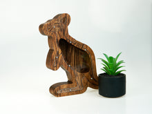 Load image into Gallery viewer, Wooden Piggy Bank Kangaroo (L, Engraving)