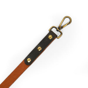 Personalized leather dog leash