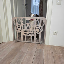 Load image into Gallery viewer, Portable Wooden Dog Stopper Gate for Indoor Use with Customizable Options