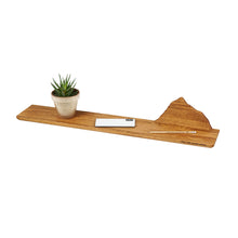 Load image into Gallery viewer, Wooden Shelf with Mountain Design, Functional Storage and Unique Decoration for Modern and Rustic Spaces