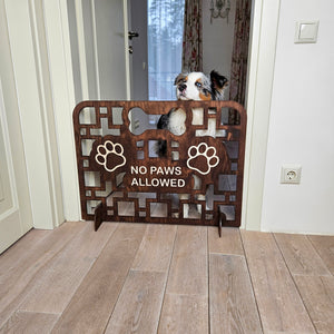 Custom Wooden Dog Gate, Easy-to-Move, Freestanding Barrier for Doorways, Stairways and Hallways