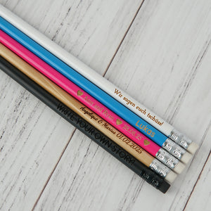 Personalized Wooden HD Pencils, Custom Engraved Pencils for School, Office Gifts, Event Favors, Teacher Appreciation Gift