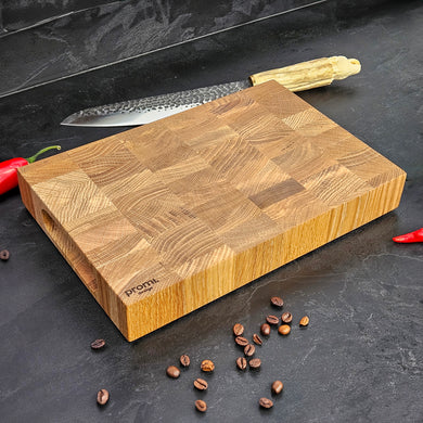 Handcrafted Oak Cutting Board for Kitchen, Charcuterie Serving Board for Parties, Rustic Gift for Food Lovers