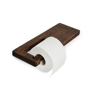 Modern Minimalist Wall-Mounted Toilet Paper Holder for Small and Contemporary Bathrooms