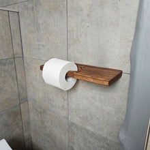 Load image into Gallery viewer, Modern Minimalist Wall-Mounted Toilet Paper Holder for Small and Contemporary Bathrooms