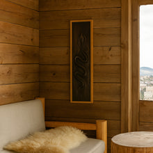 Load image into Gallery viewer, 3D Wooden Snake Wall Art, Oak Serpent Relief Sculpture with Detailed Carving for Home Decor, Gift Ideas, and Wall Displays