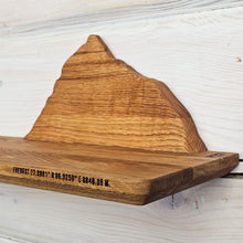 Load image into Gallery viewer, Wooden Shelf with Mountain Design, Functional Storage and Unique Decoration for Modern and Rustic Spaces