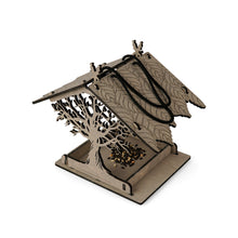 Load image into Gallery viewer, Durable Wooden Bird Feeder for Attracting Wild Birds, Birdwatching, and Garden Decor