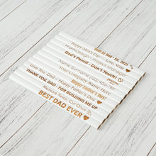 Load image into Gallery viewer, Customizable White Carpenter Pencil, Durable, Practical Gift for Dads &amp; Craftsmen