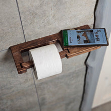 Load image into Gallery viewer, Modern Minimalist Wall-Mounted Toilet Paper Holder for Small and Contemporary Bathrooms
